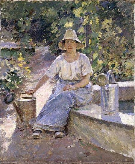 The Watering Pots, Theodore Robinson